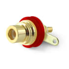 ALPHA ELETTRONICA - Presa RCA da pannello - Rossa
