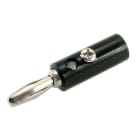 ALPHA ELETTRONICA - Spina banana ø4mm - Nera 20-3