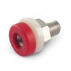 ALPHA ELETTRONICA - Boccola banana Ø2mm isolata - Rossa