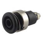 ALPHA ELETTRONICA - Boccola banana Ø4mm di sicurezza - Nera