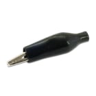 ALPHA ELETTRONICA - Pinza coccodrillo - Nera