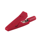 ALPHA ELETTRONICA - Pinza coccodrillo - Rossa