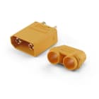 ALPHA ELETTRONICA - Connettore XT90 per batteria - Maschio