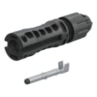 ALPHA ELETTRONICA - Connettore MC4-Evo 2 - Maschio Volante - 1.500V - Per cavo 10mm² - Stäubli PV-KST4-EVO 2A/10II-UR