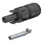 ALPHA ELETTRONICA - Connettore MC4 Femmina Volante - 1.000V - Per cavo 4-6mm² - Stäubli PV-KBT4/6II-UR