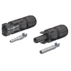 ALPHA ELETTRONICA - Coppia connettori Volanti - Femmina Maschio - 1000V - Per cavo 4-6mm² - Stäubli MC4