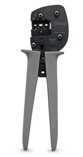 ALPHA ELETTRONICA - Pinza per crimpatura connettori fotovoltaici 4/6/10mm² Stäubli MC4/Evo2 (32.6020-60100 FV-CZM)