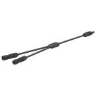 ALPHA ELETTRONICA - Cavo splitter a Y due spine una presa - Stäubli MC4-Evo 2 - 50cm