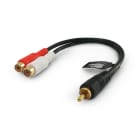 ALPHA ELETTRONICA - Cavo da 2 prese RCA Audio a spina RCA Audio - 0,2m 17-080B