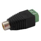 ALPHA ELETTRONICA - Adattatore da presa RCA a morsetto 18-100