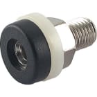 ALPHA ELETTRONICA - Boccola banana Ø2mm isolata - Nera 20-312-2