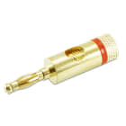 ALPHA ELETTRONICA - Spina banana ø4mm - Rossa 20-54R