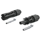 ALPHA ELETTRONICA - Coppia connettori Volanti - Femmina Maschio - 1500V - Per cavo 4-6mm² - Stäubli MC4-Evo 2 200-411B