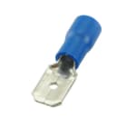 ALPHA ELETTRONICA - Spina faston preisolata - 6,35x0,8mm - per cavo 1,5-2,5mm² 22-31-120