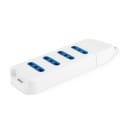 ALPHA ELETTRONICA - Multipresa con 4 prese bipasso 10-16A - Bianca 23-042S/04