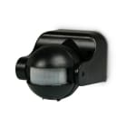 ALPHA ELETTRONICA - Sensore di movimento ad infrarossi da parete - Nero 23-104N