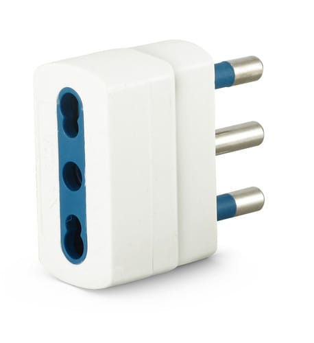 ALPHA ELETTRONICA - Adattatore da spina 16 A a presa bipasso 23-58B