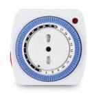 ALPHA ELETTRONICA - Timer analogico giornaliero - Presa temporizzata meccanica 230V 23-60/2