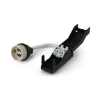 ALPHA ELETTRONICA - Portalampada per GU10 con box di collegamento - chiusura a scatto senza viti 23-9-104/5