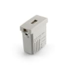 ALPHA ELETTRONICA - Presa USB singola 5V 2,1A - Serie Astra 23A0110