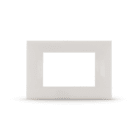 ALPHA ELETTRONICA - Placca 3 moduli bianca - Serie Astra 23A0201B