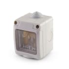 ALPHA ELETTRONICA - Contenitore stagno 2 moduli IP55 - Serie Astra 23A0402