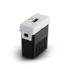 ALPHA ELETTRONICA - Caricatore USB singola porta 5Vdc 2,1A 10.5W - Serie Be-Bop 23B0111