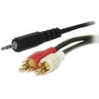 ALPHA ELETTRONICA - Cavo da spina jack Ø2,5mm Stereo a 2 spine RCA audio - 1,5m 24-3-002
