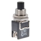 ALPHA ELETTRONICA - Pulsante - Nero - 1P - SPST - (OFF)/ON - N.C. - 4A@250Vac - 2 term. vite