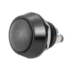 ALPHA ELETTRONICA - Pulsante - Nero - 1P - SPST - OFF/(ON) - N.A. - 2A@250Vac - 2 term. vite 330-013B