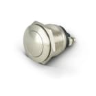 ALPHA ELETTRONICA - Pulsante momentaneo antivandalo ø19mm - 1P - SPST - OFF/(ON) - N.A. - 2A@250Vac - 2 term. vite 330-050