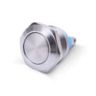 ALPHA ELETTRONICA - Pulsante momentaneo antivandalo ø19mm - 1P - SPST - OFF/(ON) - N.A. - 3A@250Vac - 2 term. vite 330-051