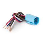 ALPHA ELETTRONICA - Zoccolo per pulsanti ø19mm 330-067L-14 con cavi 16cm 330-067-SO7