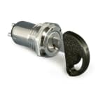ALPHA ELETTRONICA - Deviatore a chiave 1P - on/on - Terminali a saldare - Chiave inserita (No Key-pull) 360-140-1