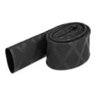 ALPHA ELETTRONICA - Guaina termorestringente antiscivolo - Restringimento 2:1 - ø20mm - Nero - 1m 520-G04