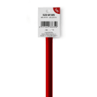 ALPHA ELETTRONICA - Guaina termorestringente in polybag - Poliolefina - Restringimento 2:1 - ø6,4mm - Rossa - 1m 520-M18R