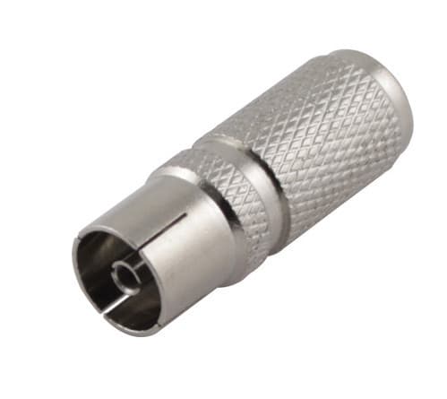 ALPHA ELETTRONICA - Presa coassiale per TV Ø9,5mm - ad avvitare - TWIST ON adatta per cavo ø5mm completamente schermata 54-5/1