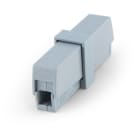 ALPHA ELETTRONICA - Morsetto passante 0,2-2,5mm 12AWG 1P - collegamento a pressione 542-52