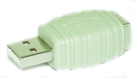 ALPHA ELETTRONICA - Adattatore da spina USB tipo A a presa USB tipo B 64-524