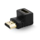 ALPHA ELETTRONICA - Adattatore ad angolo da presa HDMI® a spina HDMI® 270° 64-579/90B