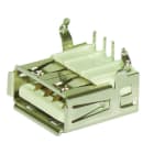 ALPHA ELETTRONICA - Presa USB tipo A a 90° per circuito stampato 64-580