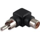 ALPHA ELETTRONICA - Adattatore da presa RCA a spina RCA 90° 70-350