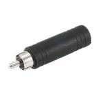 ALPHA ELETTRONICA - Adattatore da spina RCA a presa Jack Ø6,3mm Mono 70-810