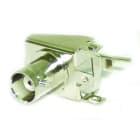 ALPHA ELETTRONICA - Presa BNC per circuito stampato a 90° in metallo 81-080