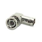 ALPHA ELETTRONICA - Adattatore a 90° da presa BNC a spina BNC 82-022