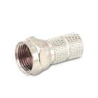 ALPHA ELETTRONICA - Spina F ad avvitare per cavo ø4,4mm 86-013