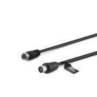 ALPHA ELETTRONICA - Cavo da spina F a spina TV Ø9,5mm - 5m 86-080/5B