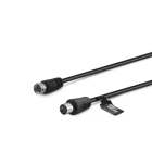 ALPHA ELETTRONICA - Cavo da spina F a presa TV Ø9,5mm - 1m 86-085B