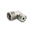 ALPHA ELETTRONICA - Adattatore a 90° da spina UHF a presa UHF M 359/A 87-035
