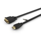ALPHA ELETTRONICA - Cavo da Spina HDMI® a Spina DVI-D single Link - 5m 93-592/05B